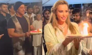 Salman Khan Joins Ganpati Visarjan At Sohail Khan’s Home As Iulia Vantur Performs Aarti