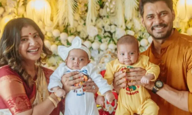 sambhavna-seth-face-reveal-of-her-children-ganesh-chaturthi