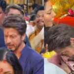Internet Is Pissed With SRK Not Wiping Face With Manager Pooja Dadlani’s Dupatta. Guys, Get A Life!