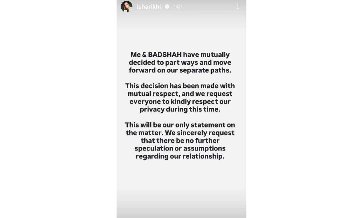 isha-rikhi-delete-post-badshah-after-announcing-separation-5-months-marriage