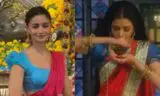 Fans Draw Parallels Between Alia Bhatt’s Durga Puja Look And Devdas’ Paro. Hard Agree!