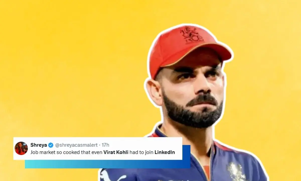 Internet Reacts To Virat Kohli Joining LinkedIn, Says “Job Market So Cooked…”