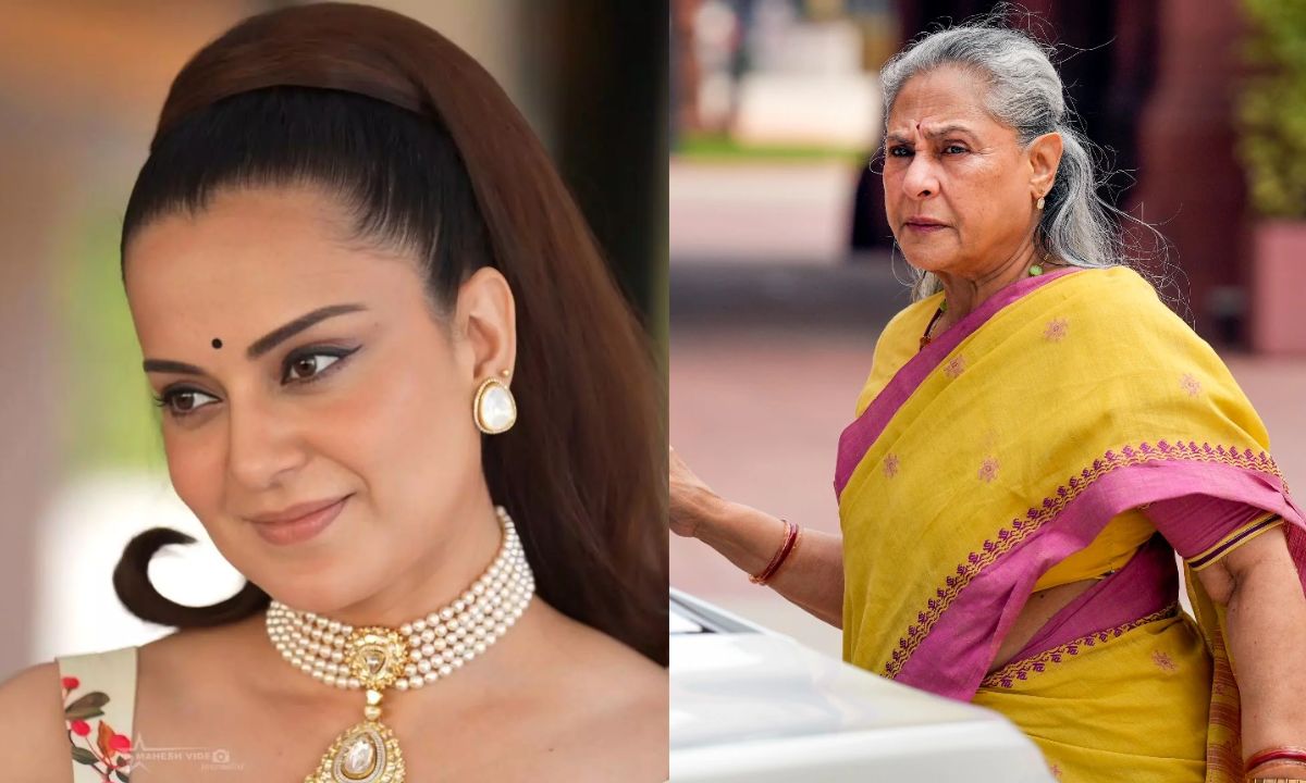 Kangana Ranaut Questions Jaya Bachchan After She Pushes Reporter’s Mic Away During Delhi Protest